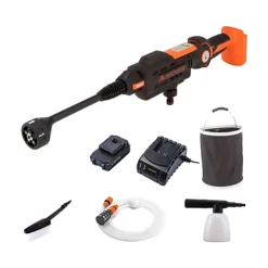 Yard Force 20V Aquajet Cordless Pressure Cleaner With 2.5Ah Lithium-Ion Battery, Charger And Accessories - LW C02A - CR20 Range -Cheap Grow And Trim Store yard force 20v aquajet cordless pressure cleaner with 2 5ah lithium ion battery charger and accessories lw c02a cr20 range6939500728333 02c MP